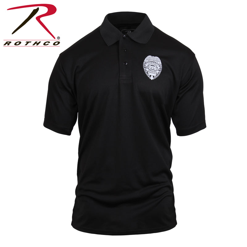 Rothco Moisture Wicking Security Polo Shirt With Badge