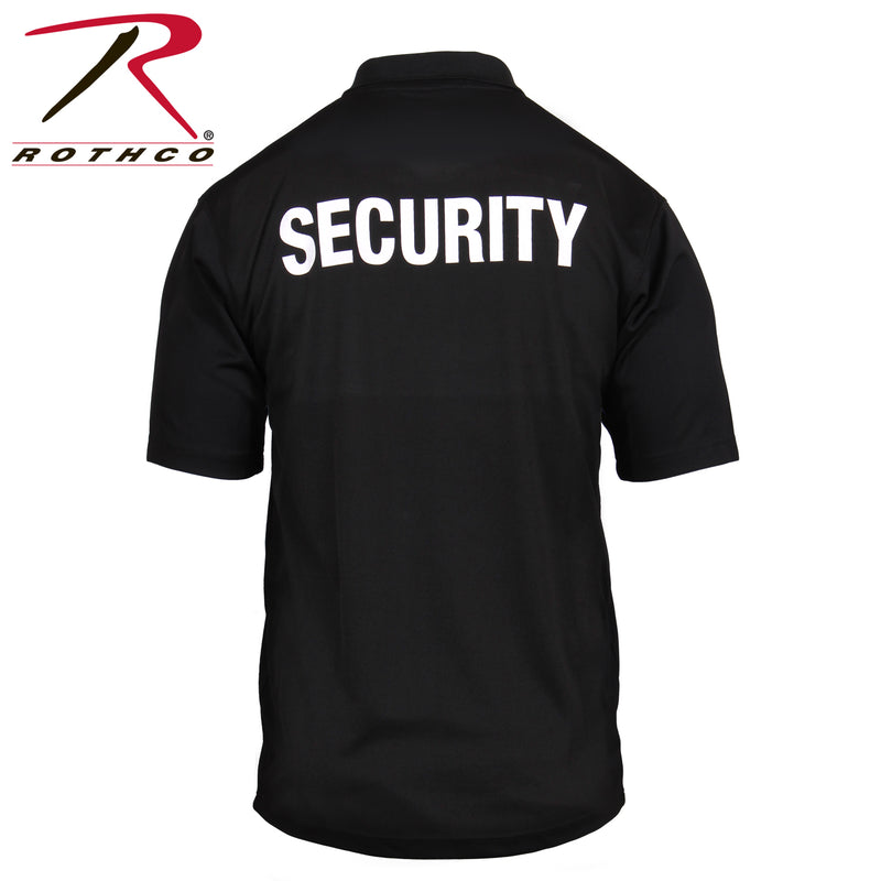 Rothco Moisture Wicking Security Polo Shirt With Badge