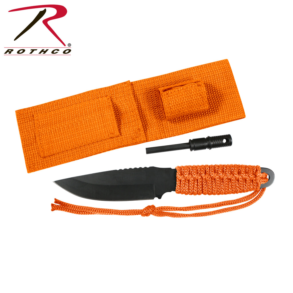 Rothco Paracord Knife With Fire Starter