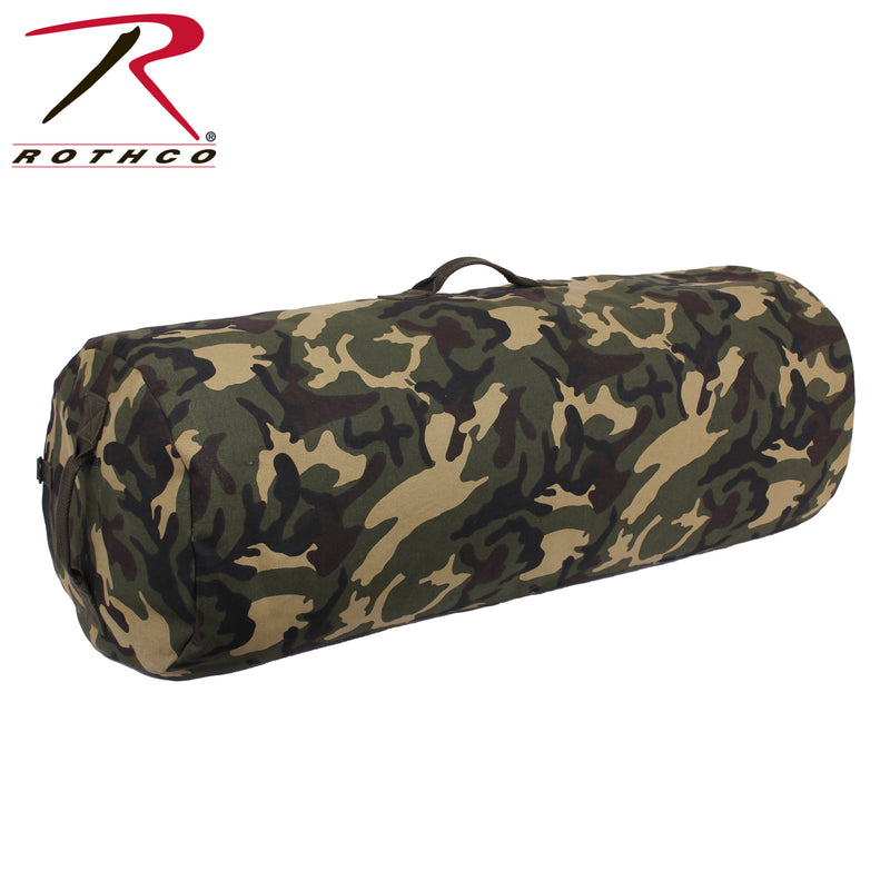 Rothco Canvas Duffle Bag With Side Zipper