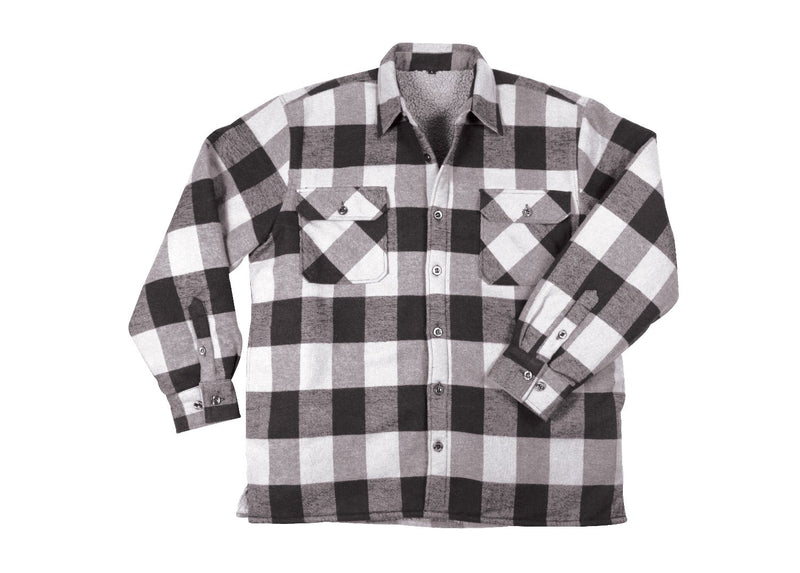 Rothco Extra Heavyweight Buffalo Plaid Sherpa Lined Flannel Shirts