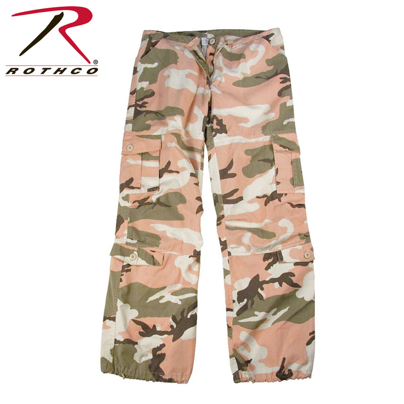 Rothco Women's Camo Vintage Paratrooper Fatigue Pants