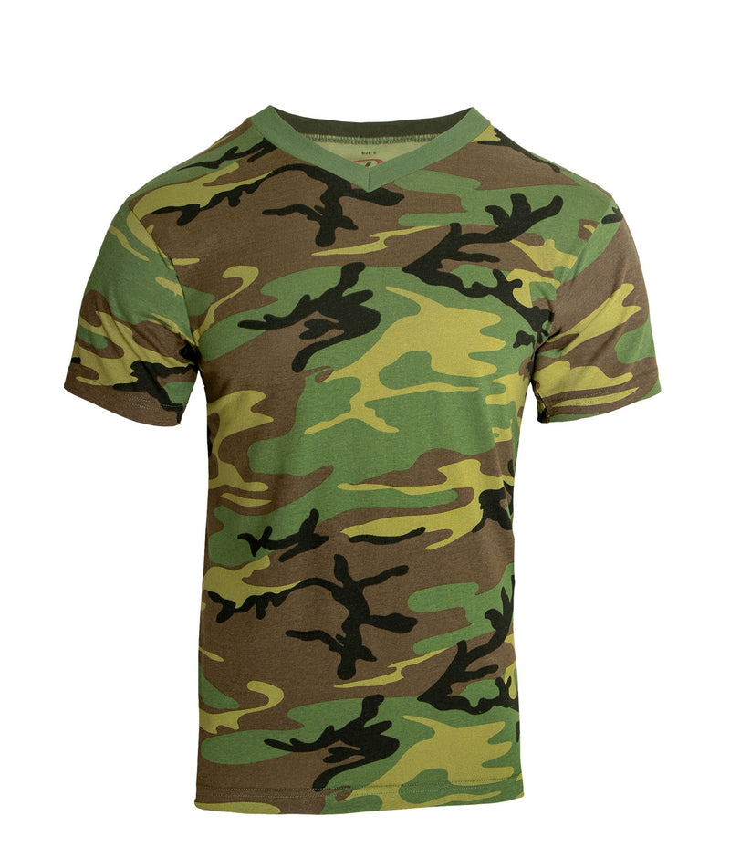 Rothco Camo V-Neck T-Shirt