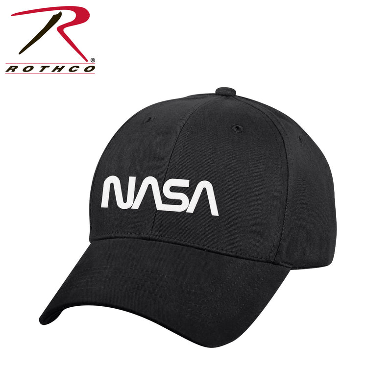 Rothco NASA Worm Logo Low Profile Cap - Black