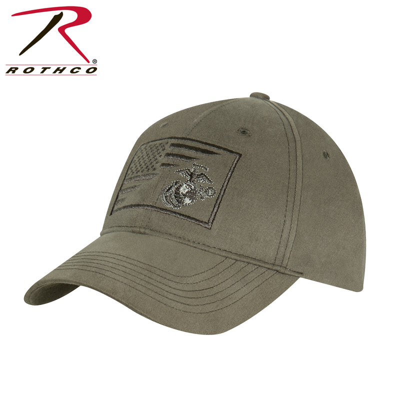 Rothco USMC Eagle, Globe and Anchor / US Flag Low Pro Cap