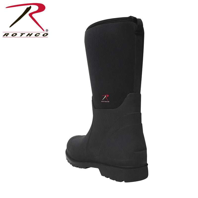 Rothco Waterproof Rubber Boots - Black