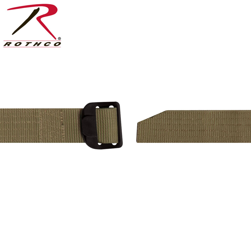 Rothco Reversible Airport Friendly Riggers Belt - Black / Coyote