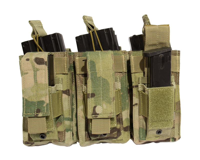 Rothco MOLLE Triple Kangaroo Rifle and Pistol Mag Pouch