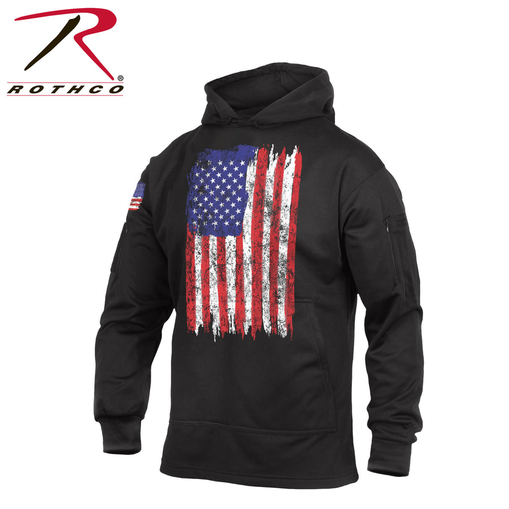 Rothco U.S. Flag Concealed Carry Hoodie