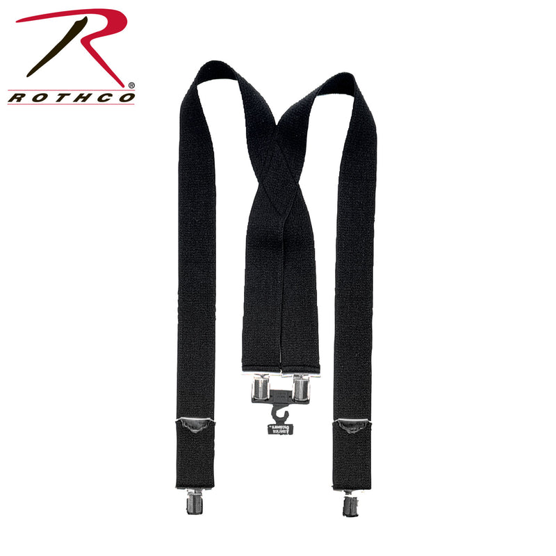 Rothco Adjustable Elastic X-Back Pant Suspenders