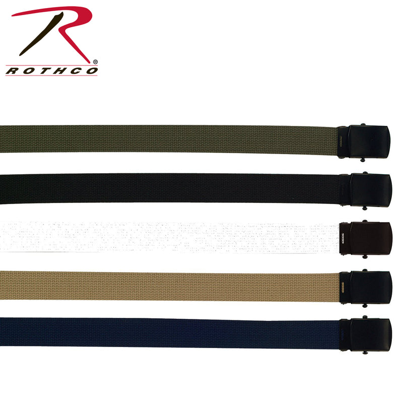 Rothco Military Web Belts With Black Buckle