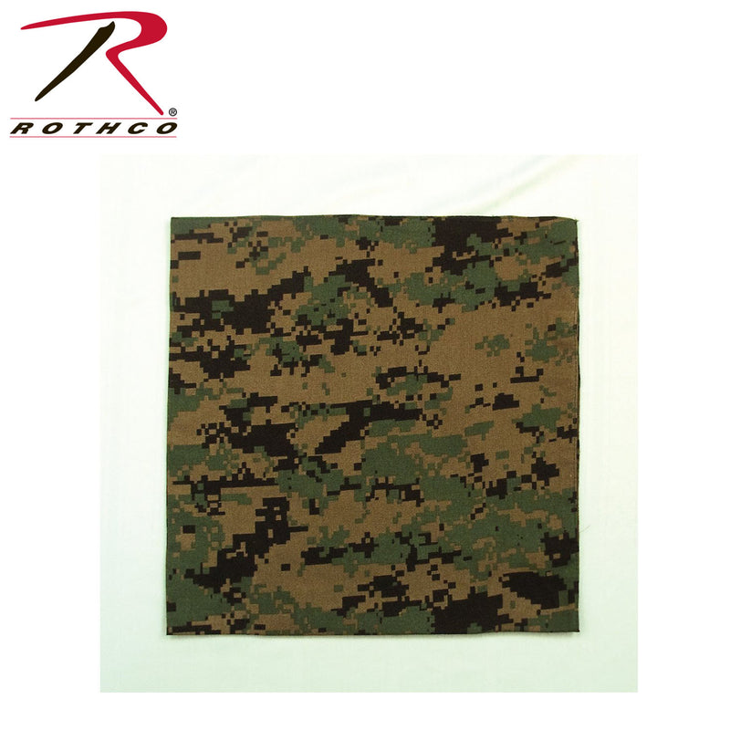 Rothco Large Digital Camo Bandana