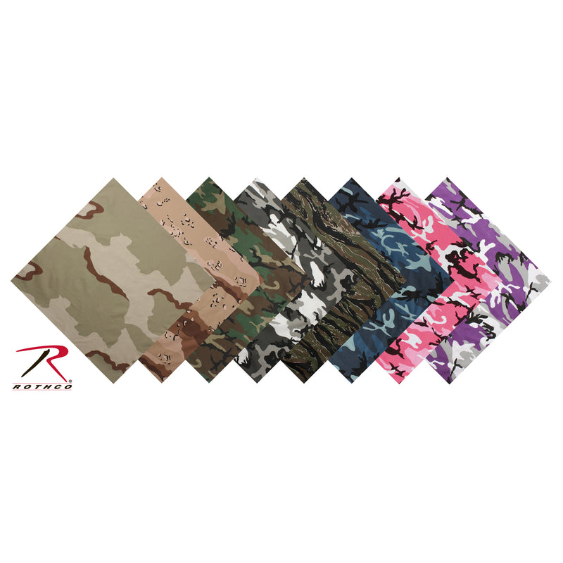 Rothco Large Camo Bandana