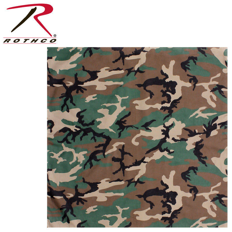 Rothco Large Camo Bandana