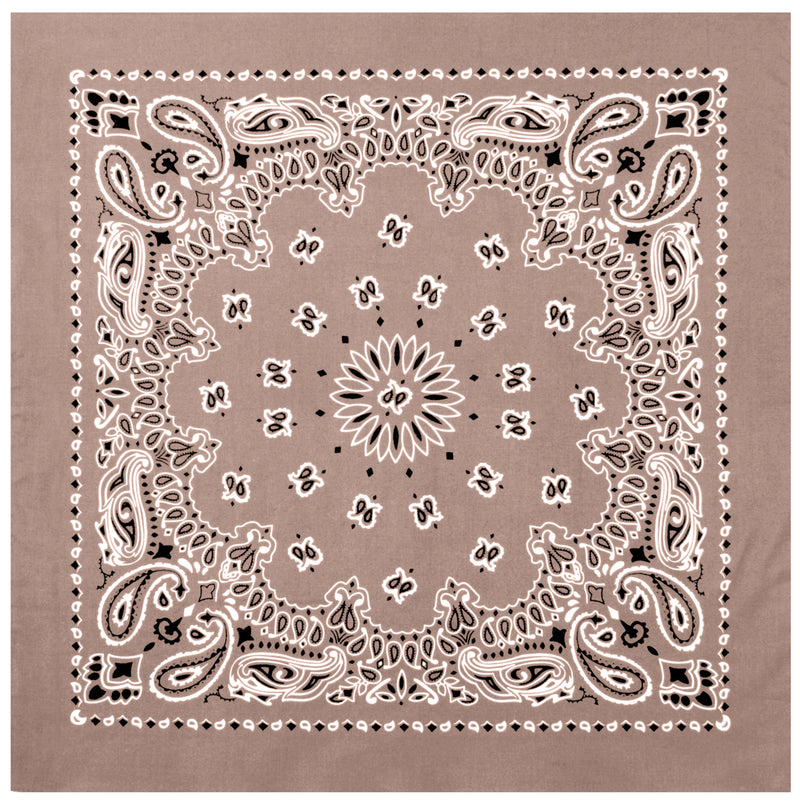 Rothco Trainmen Paisley Bandana – Extra-Large 27” X 27"