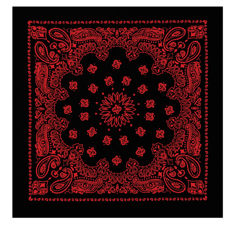 Rothco Trainmen Paisley Bandana – Extra-Large 27” X 27"