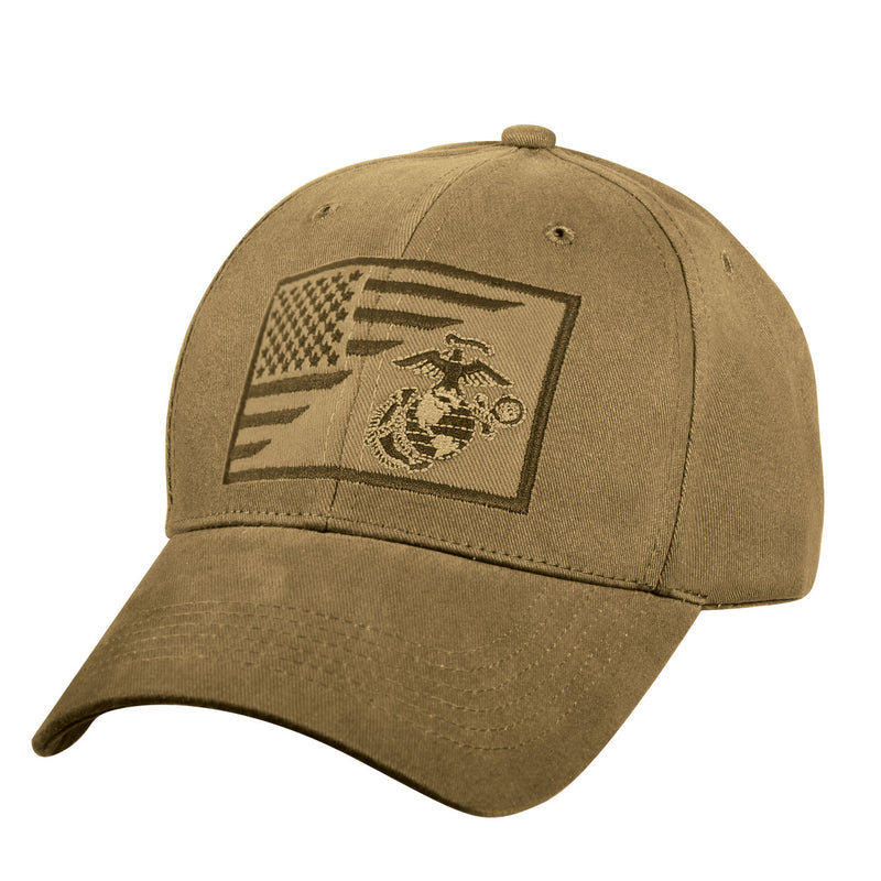 Rothco USMC Eagle, Globe and Anchor / US Flag Low Pro Cap