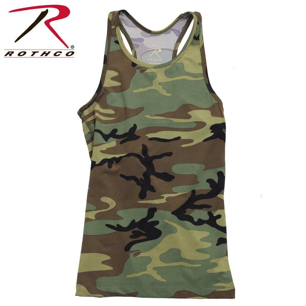 Rothco Womens Camo Workout Performance Tank Top