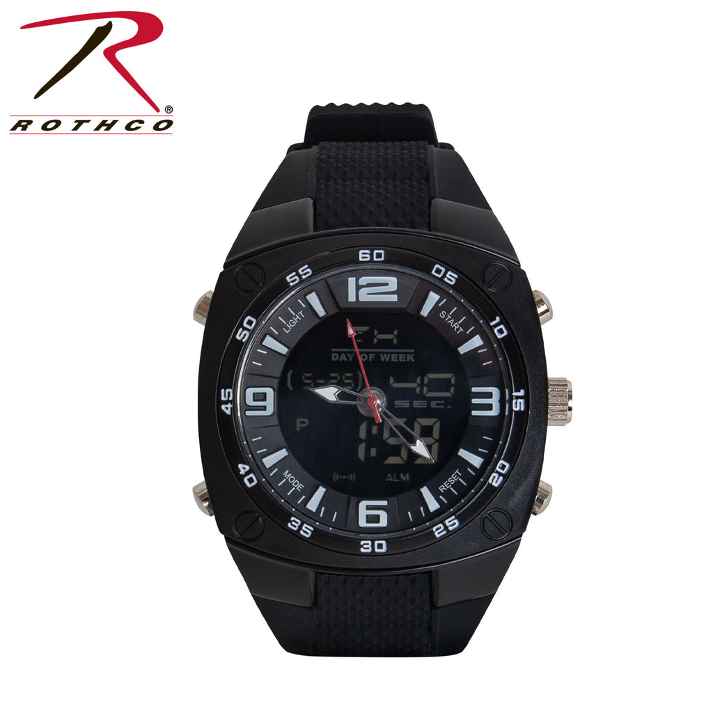 Rothco XLarge Military Style Analog & Digital Display Watch