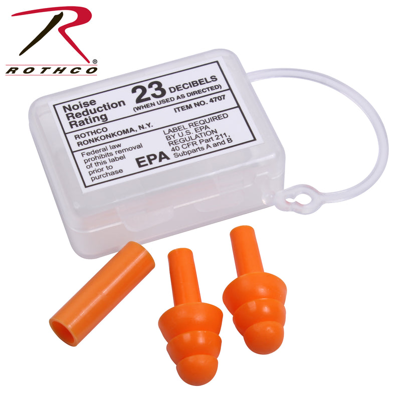 Rothco GI Type Silicon Earplugs