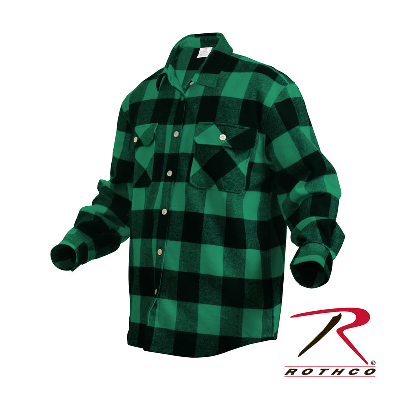 Rothco Extra Heavyweight Buffalo Plaid Flannel Shirt