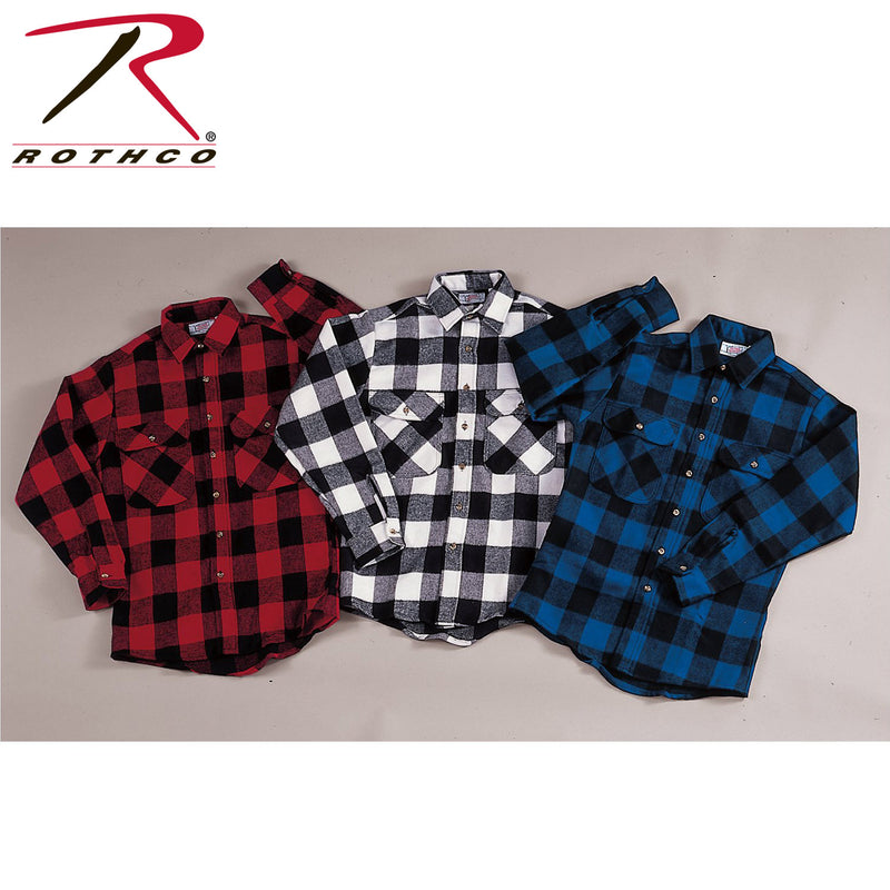 Rothco Extra Heavyweight Buffalo Plaid Flannel Shirt