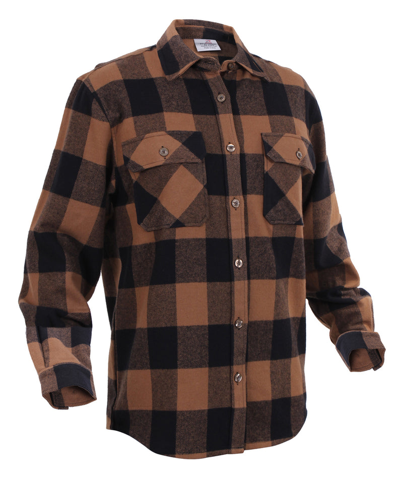 Rothco Extra Heavyweight Buffalo Plaid Flannel Shirt