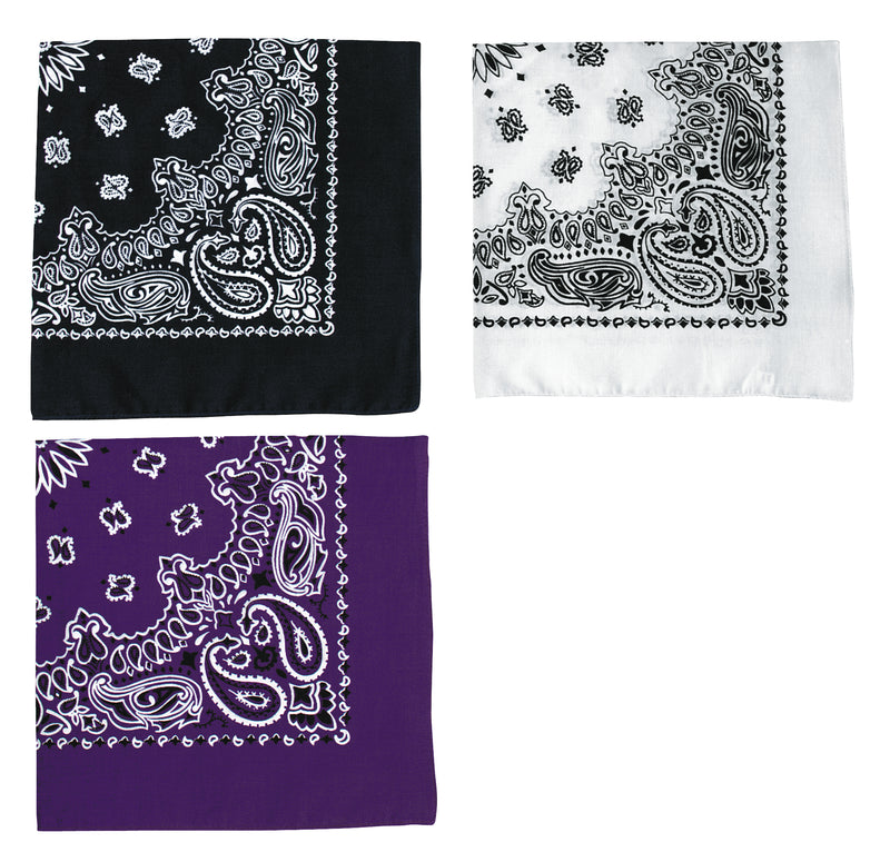 Rothco Trainmen Paisley Bandana - 22" X 22"