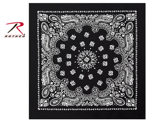 Rothco Trainmen Paisley Bandana - 22" X 22"