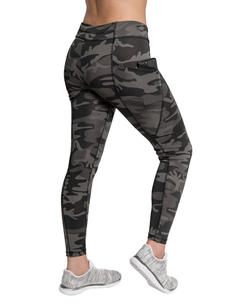 Rothco Womens Camo Workout Performance Legging Shorts