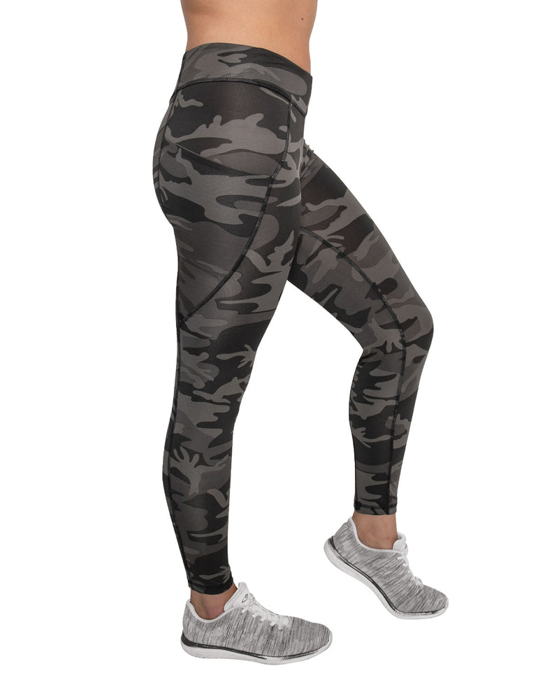 Rothco Womens Camo Workout Performance Legging Shorts