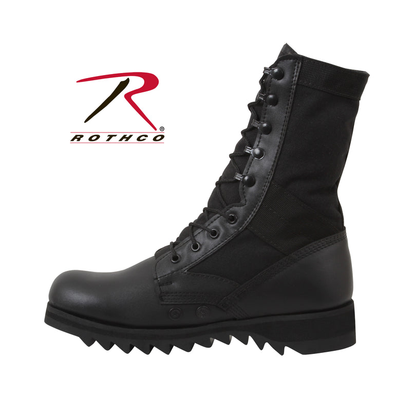 Rothco Black Ripple Sole Jungle Boots