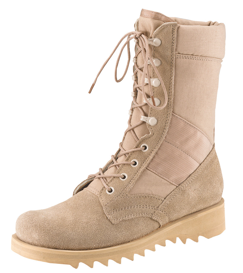 Rothco G.I. Type Ripple Sole Desert Tan Jungle Boots