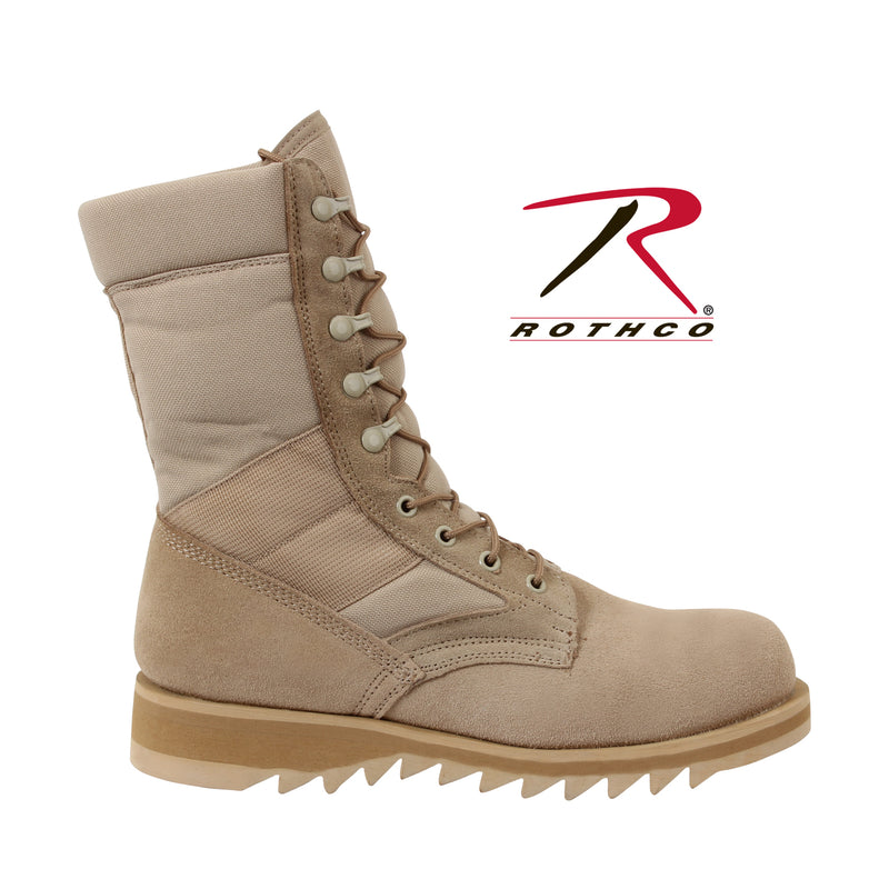 Rothco G.I. Type Ripple Sole Desert Tan Jungle Boots