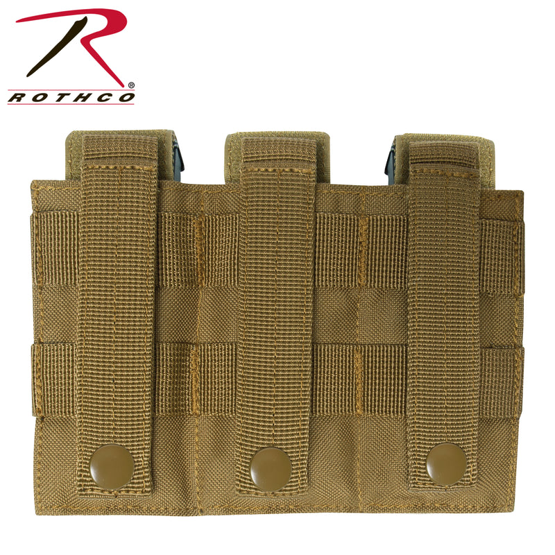 Rothco MOLLE Triple Pistol Mag Pouch