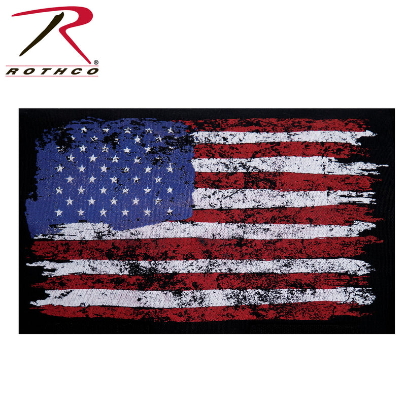 Rothco Distressed U.S. Flag Canvas Messenger Bag