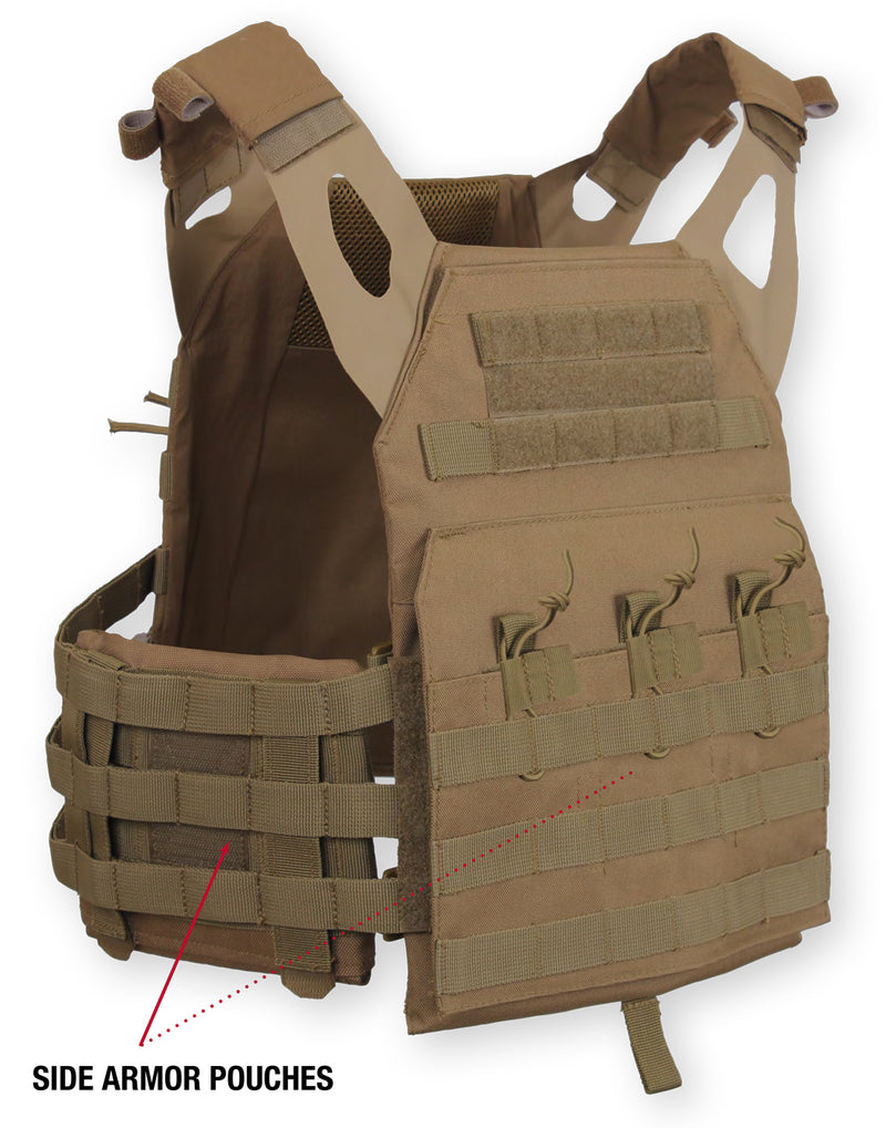 Rothco LACV (Lightweight Armor Carrier Vest) Side Armor Pouch Set