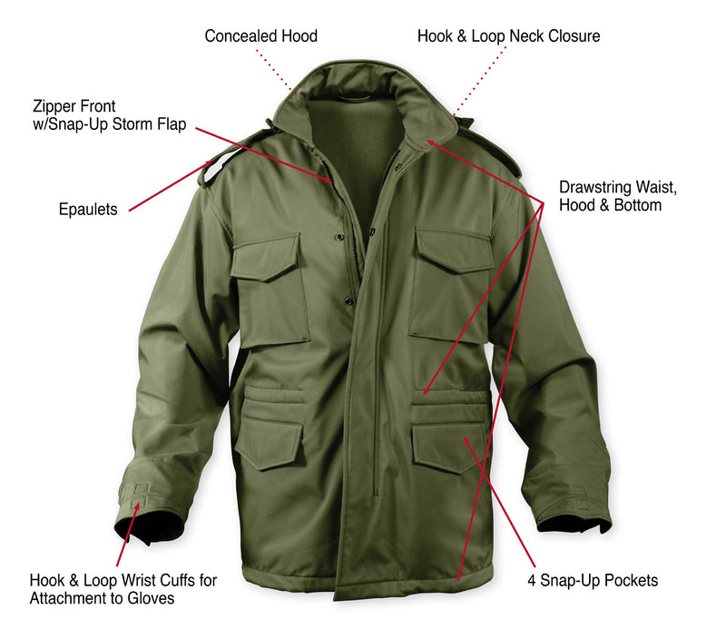 Rothco Soft Shell Tactical M-65 Field Jacket