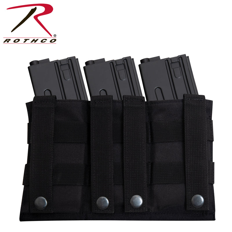 Rothco Lightweight 3Mag Elastic Retention Pouch