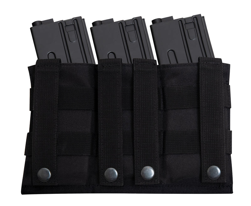 Rothco Lightweight 3Mag Elastic Retention Pouch