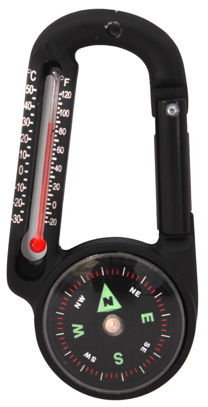 Rothco Carabiner Compass-Thermometer