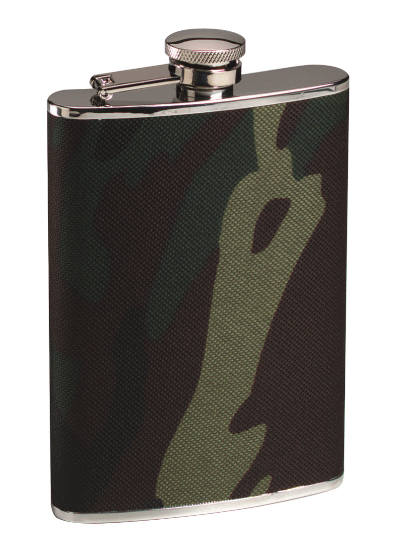 Rothco Woodland Camo Stainless Steel Camo Flask