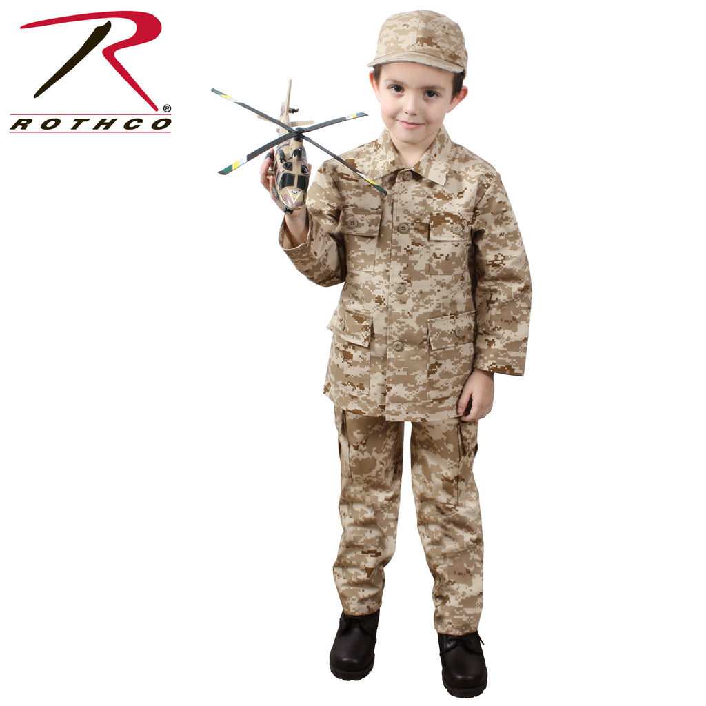 Rothco Kid's Digital Camo BDU Shirt