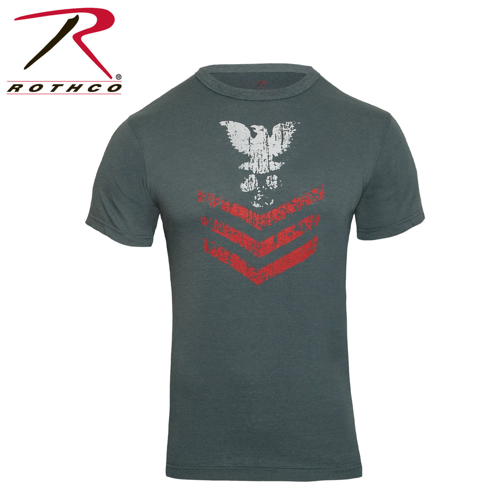 Rothco Vintage ''Naval Rank Insignia'' T-Shirt