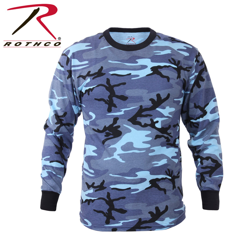 Rothco Long Sleeve Colored Camo T-Shirt