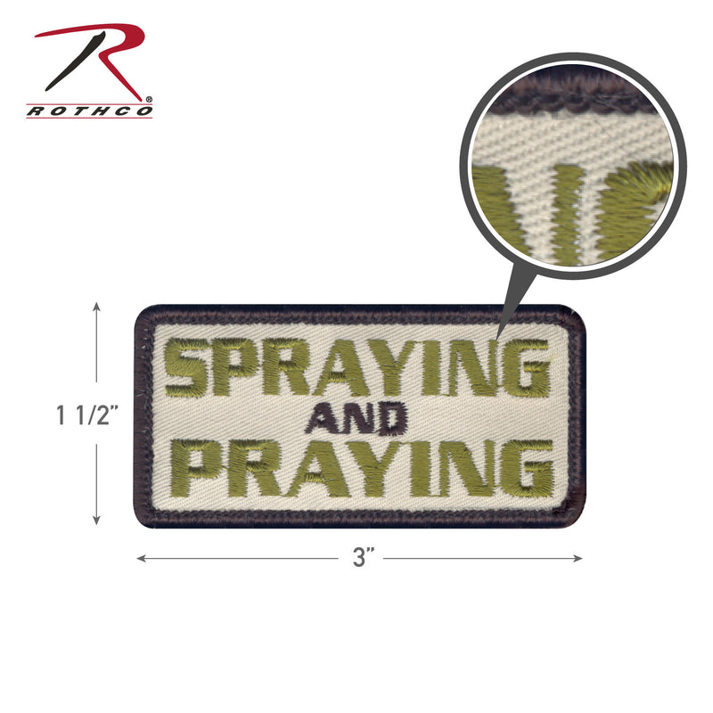 Rothco Spraying and Praying Morale Patch