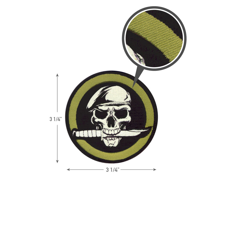 Rothco Military Skull & Knife Morale Patch