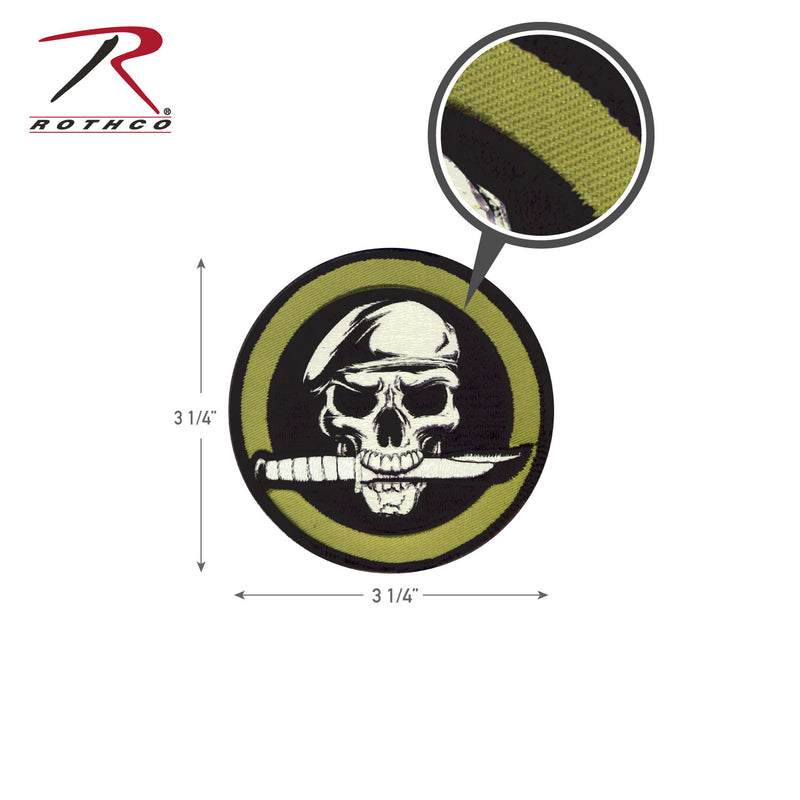 Rothco Military Skull & Knife Morale Patch