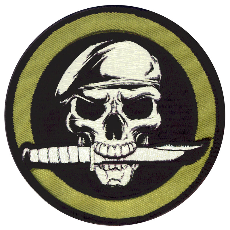 Rothco Military Skull & Knife Morale Patch