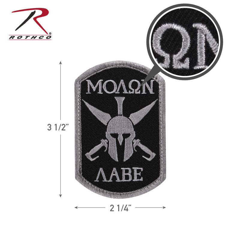 Rothco Molon Labe Spartan Morale Patch